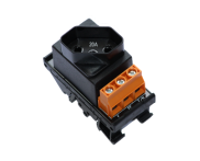 Tomada 2Polos+T  20A p/Trilho (Parafuso)